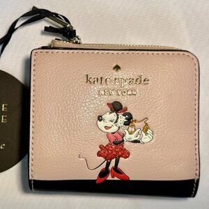 [Limited] Disney x Kate Spade ♠️ New York Minnie Mouse zip around wallet